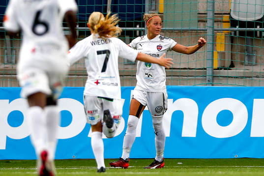 Rosengårds Sanne Troelsgaard Nielsen jublar