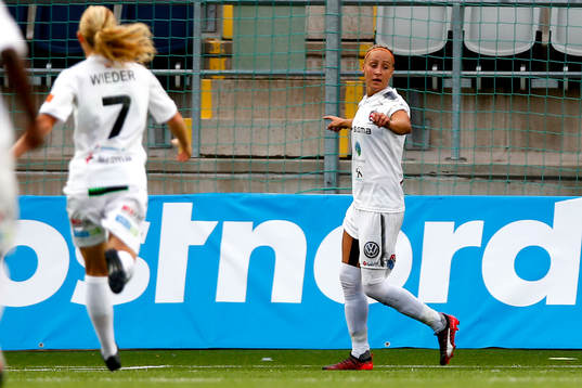Rosengårds Sanne Troelsgaard Nielsen jublar