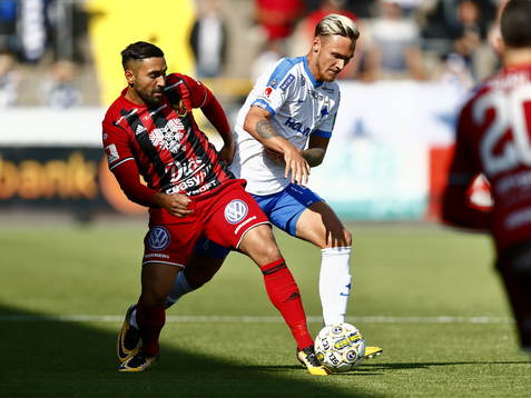 Norrköpings Linus Wahlqvist och Östersunds Saman Ghoddos