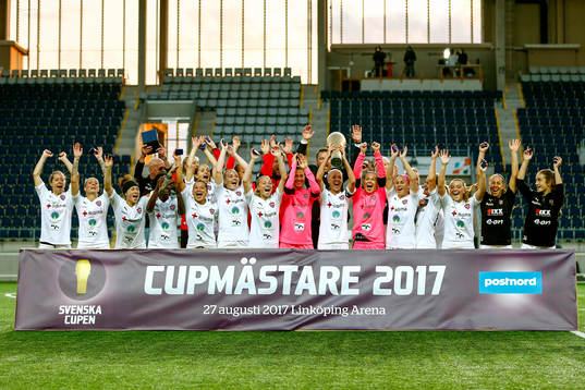 Bläddra bland fler bilder av  Fotboll, Dam, Svenska Cupen, Final, Linköping - Rosengård