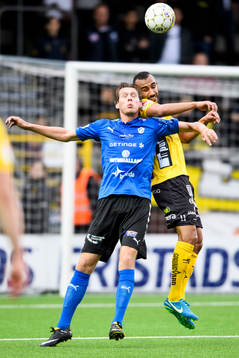 Halmstads Marcus Johansson och Elfsborgs Issam Jebali