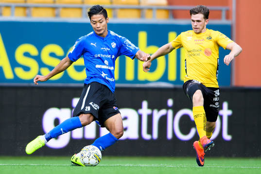 under fotbollsmatchen i Allsvenskan mellan Elfsborg och
