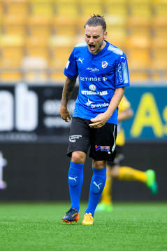 Halmstads Pontus Silfwer deppar