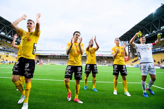 Elfsborgs spelare tackar publiken