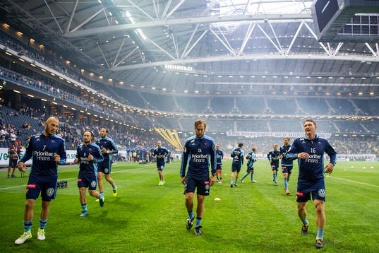 Djurgårdens Magnus Eriksson, Kevin Walker  och Kim