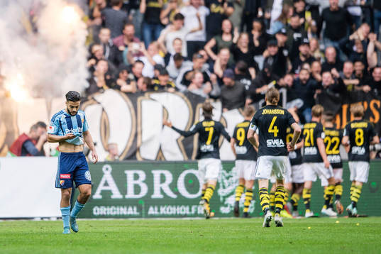 Djurgårdens Othman El Kabir deppar