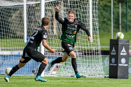Varbergs Anton Liljenbäck jublar