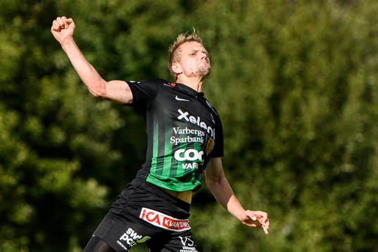 Varbergs Jakob Olsson jublar
