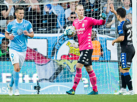Malmö FFs Markus Rosenberg deppar samtidigt som IFK
