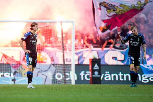 IFK Göteborgs spelare deppar