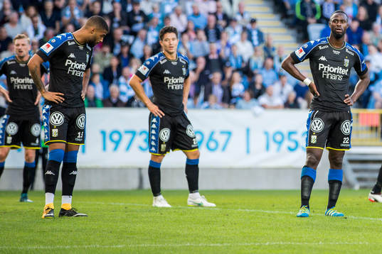 IFK Göteborgs spelare deppar