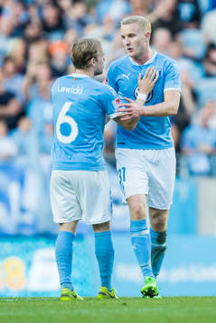 Malmö FFs Oscar Lewicki och Franz Brorsson