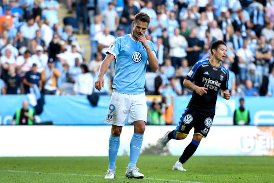Malmö FFs Markus Rosenberg deppar