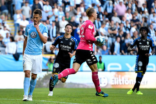 Malmö FFs Markus Rosenberg deppar