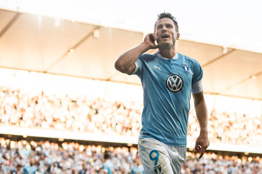 Malmö FFs Markus Rosenberg jublar