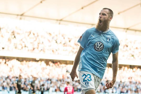 Malmö FFs Jo Inge Berget jublar