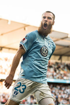 Malmö FFs Jo Inge Berget jublar
