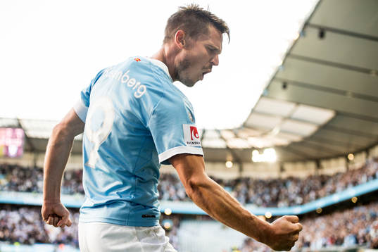Malmö FFs Markus Rosenberg jublar
