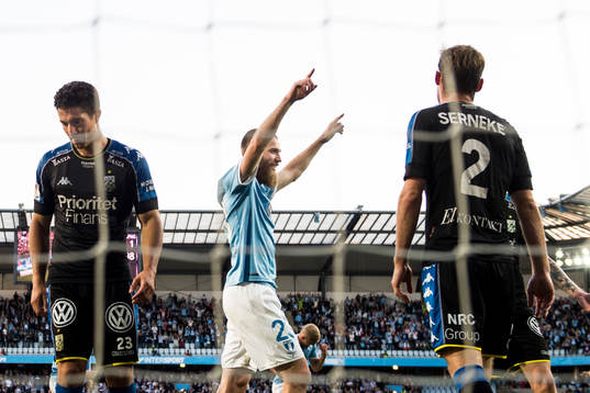 Malmö FFs Jo Inge Berget jublar
