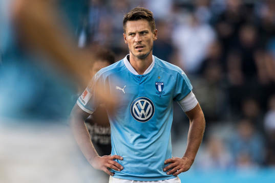 Malmö FFs Markus Rosenberg deppar