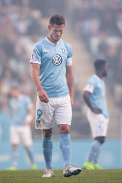 Malmö FFs Markus Rosenberg deppar