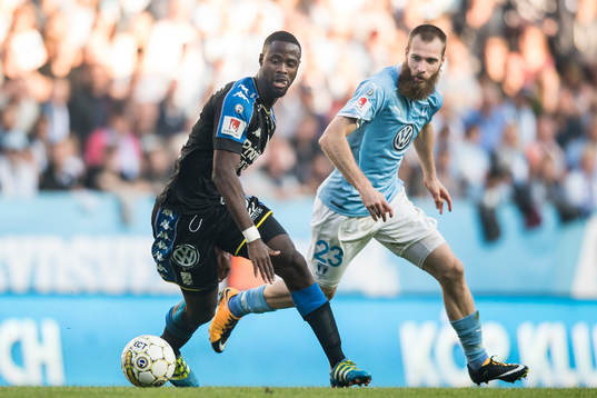 IFK Göteborgs Vajebah Sakor och Malmö FFs Jo Inge Berget