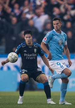 Malmö FFs Markus Rosenberg och IFK Göteborgs David Boo