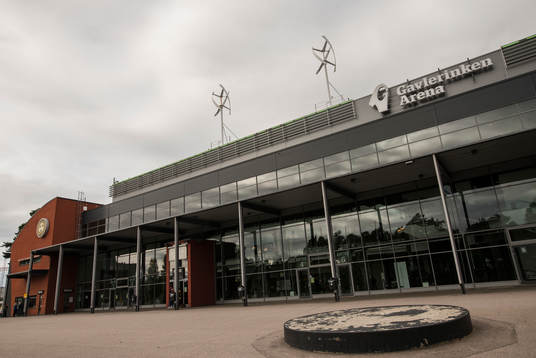 General exterior view of Gavlerinken Arena prior  the CHL