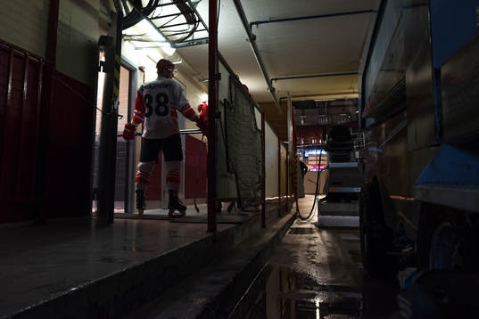Peter Novajovsky of Cracovia prior the CHL game between