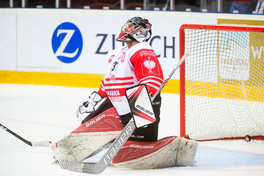 Goalkeeper Rafal Radziszewski of Cracovia looks dejected