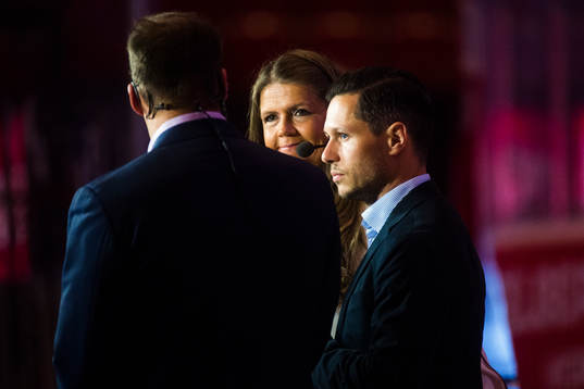 Marie Lehmann and Elias Fälth of Brynäs