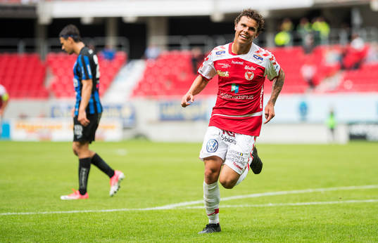Kalmars Herman Hallberg jublar