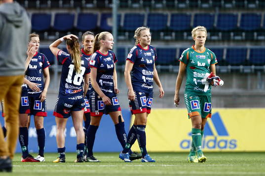 Linköpings Cajsa Andersson, Lisa Lantz, Jessica