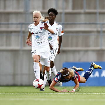 Rosengårds Caroline Seger och Linköpings Kosovare Asllani