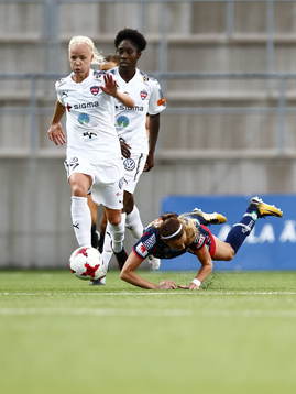 Rosengårds Caroline Seger och Linköpings Kosovare Asllani