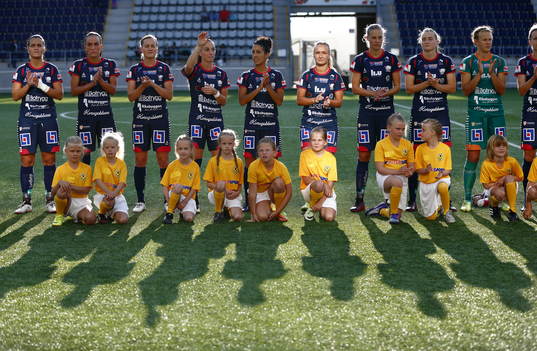 Linköping innan finalen i Svenska Cupen mellan Linköping