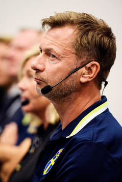 Peter Gerhardsson, förbundskapten för damlandslaget