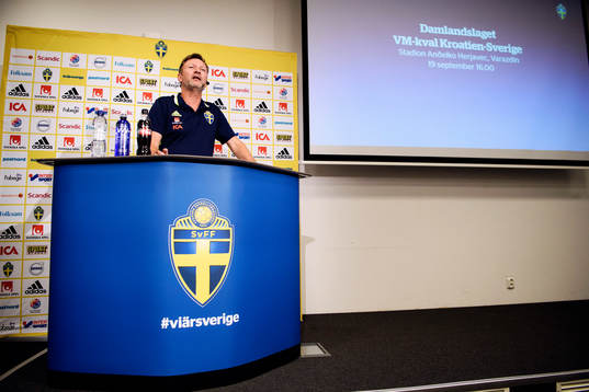 Peter Gerhardsson, förbundskapten för damlandslaget