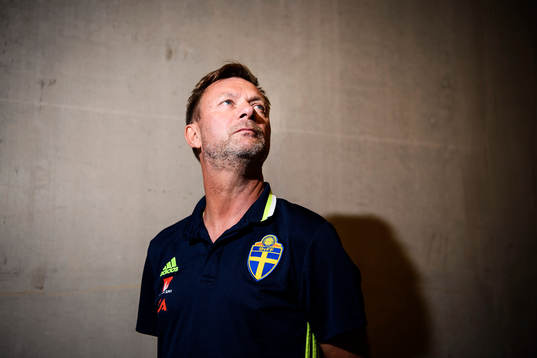 Peter Gerhardsson, förbundskapten för damlandslaget