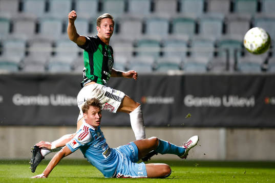 GAIS Simon Silverholt och Degerfors Jonas Olsson