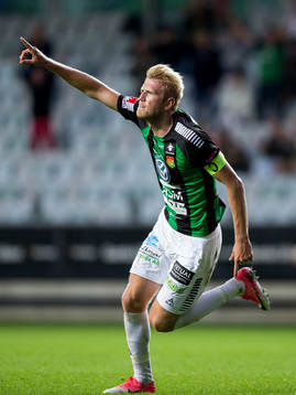GAIS Carl Nyström jublar