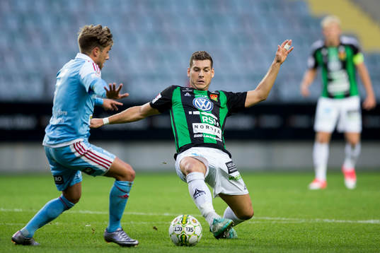 Degerfors Nikola Ladan mot GAIS Daniel Bennassar Nilsson