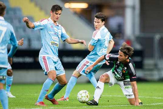 GAIS Dusan Djuric mot Degerfors Filip Stankovic