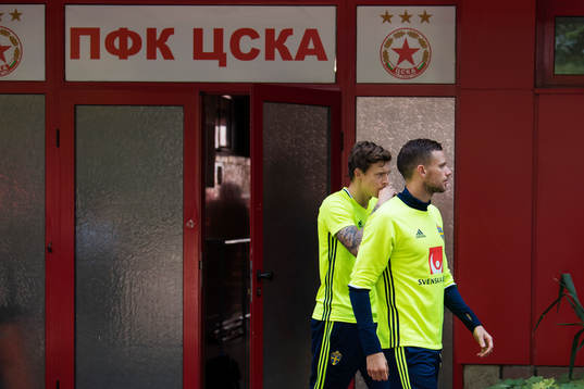 Victor Nilsson Lindelöf och Marcus Berg