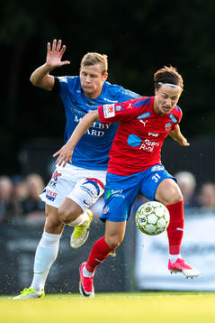 Helsingborgs Alex Timossi Andersson och Trelleborgs Erik