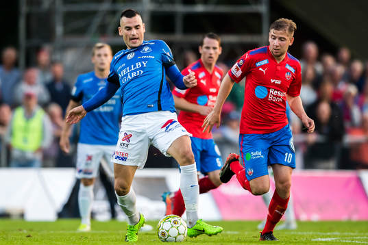 Trelleborgs Dino Islamovic och Helsingborgs Darijan Bojanic