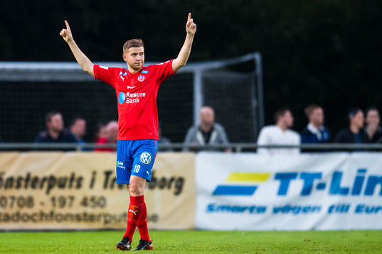 Helsingborgs Darijan Bojanic jublar