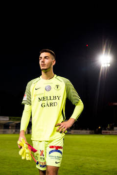 Trelleborgs målvakt Marko Johansson deppar