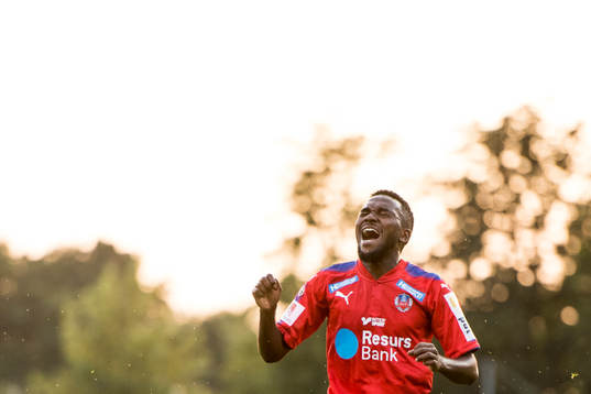 Helsingborgs Lumala Abdu reagerar