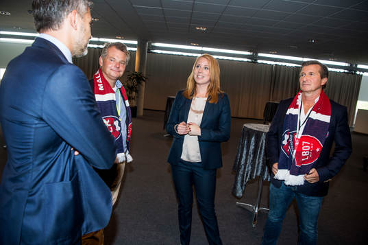 Niclas Carlnén, VD Malmö FF, Nicklas Larsson, ordförande
